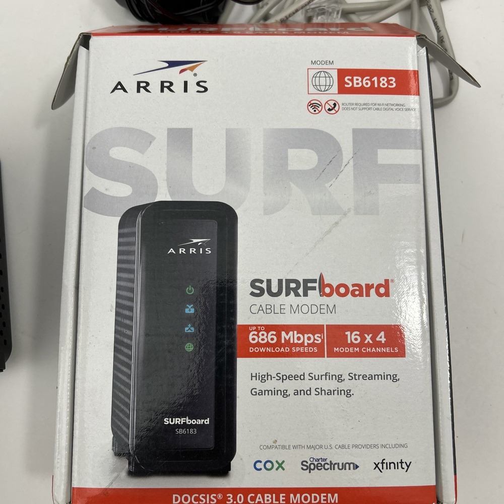 Arris Surfboard SB6183 Cable Modem 686 mbps Internet Xfinity 16x4 Docsis 3.0 - Picture 7 of 7